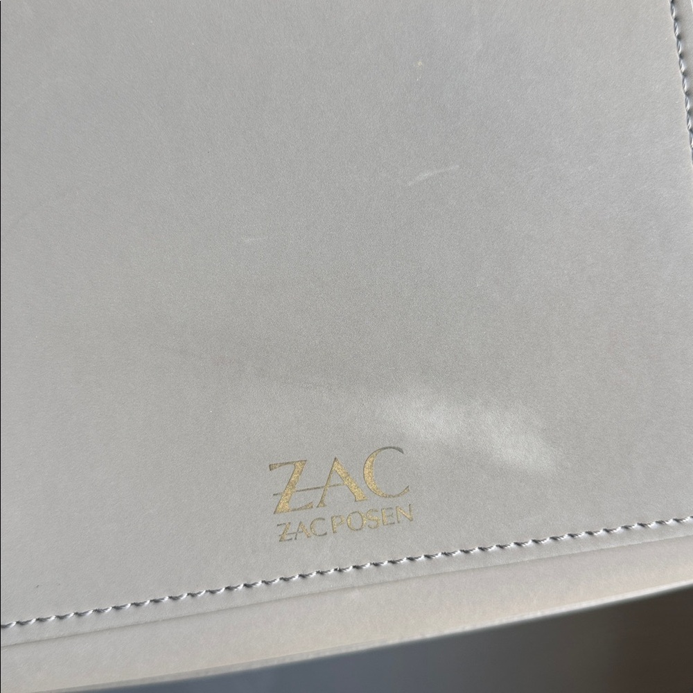 Zac Posen Gray Crossbody Bag with Gold Hardware - Picture 9 of 9